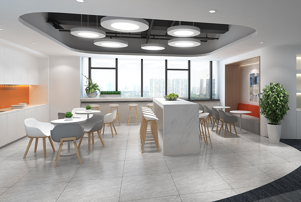 上海亞數信息科技辦公室茶水間裝修設計效果圖