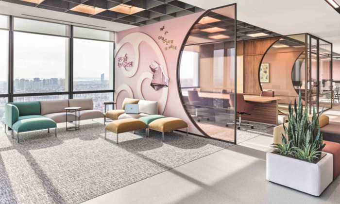 上海辦公室裝修公司會客廳 上海辦公室裝修公司會客廳