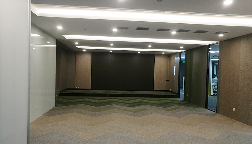 徐匯漕河涇2500平德馬物流辦公室展廳裝修竣工照 徐匯漕河涇2500平德馬物流辦公室展廳裝修竣工照