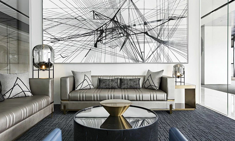 上海科技風辦公洽談室裝修設計 上海科技風辦公洽談室裝修設計