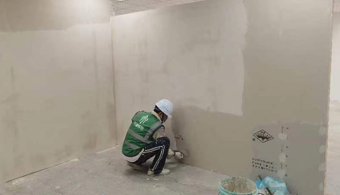 上海漕河涇中心大廈辦公室裝修施工現(xiàn)場(chǎng)