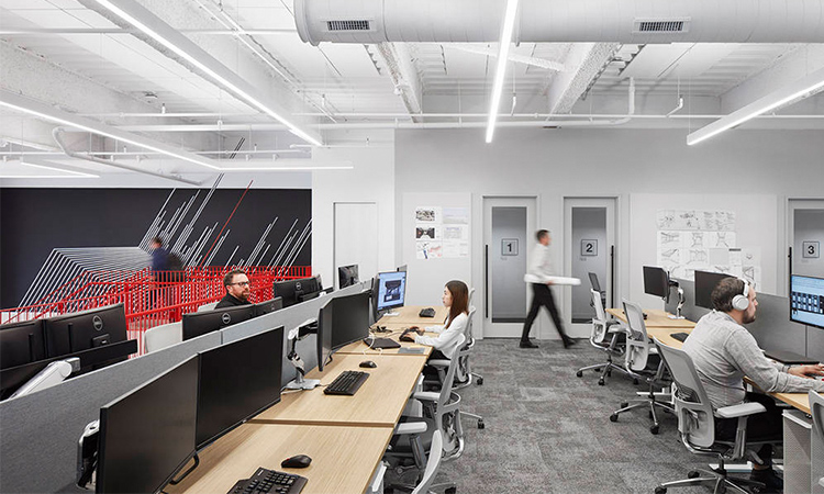 上海辦公室裝修設計竣工照