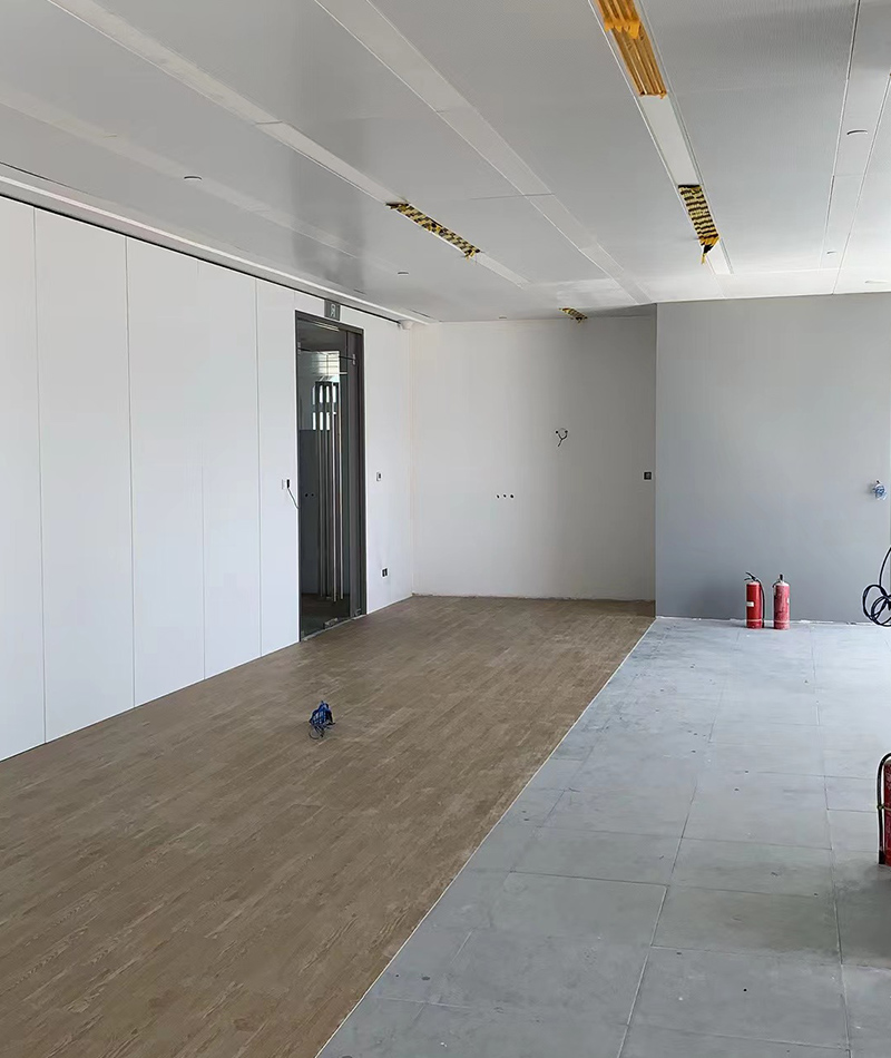 上海SK大廈辦公室裝修施工現場1 上海SK大廈辦公室裝修施工現場1