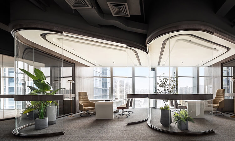 上?，F代輕奢辦公室設計風格
