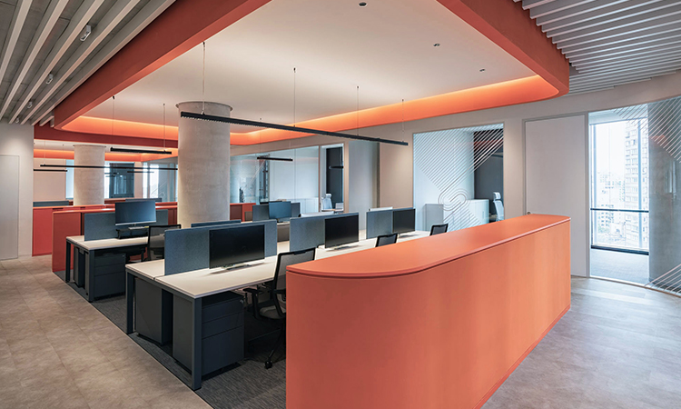 關于上海辦公室裝修配色方案設計