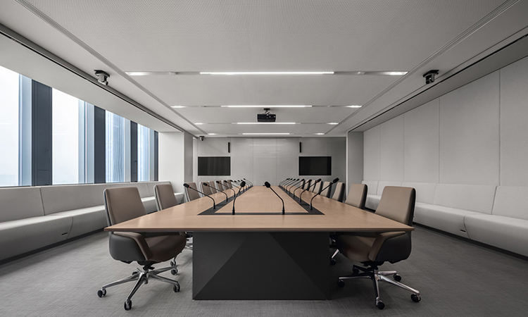 多媒體會議室專業裝修施工效果圖 多媒體會議室專業裝修施工效果圖