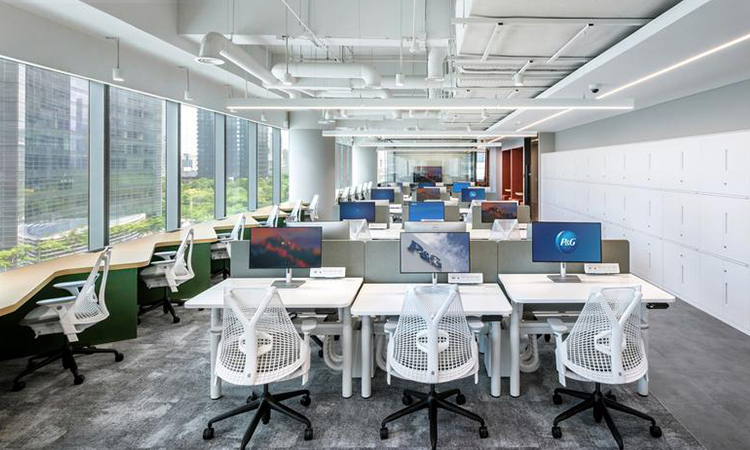 員工辦公區(qū)裝修完工照 員工辦公區(qū)裝修完工照