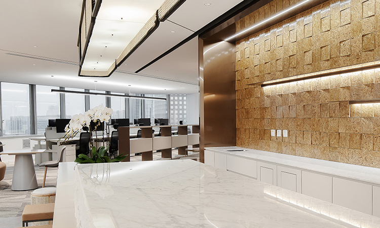 高檔商務型辦公室裝修完工照