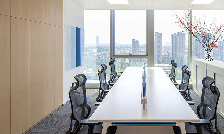 上海高曾寫字樓辦公室裝修竣工現場